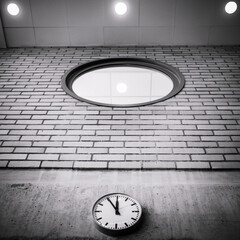 clock in the wall