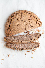 Homemade buckwheat bread