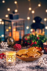 Christmas homemade gingerbread