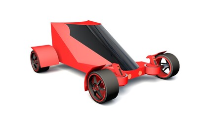 3d illustration of Concept vehicle