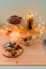 christmas table setting