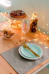 christmas table setting