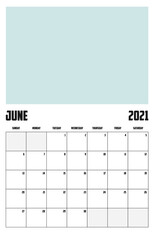 2021 Calendar Isolated on Background - 389984399