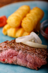 slice of steak