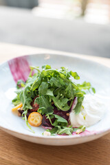 Beet Salad with Arugula, Goat Cheese and Citrus