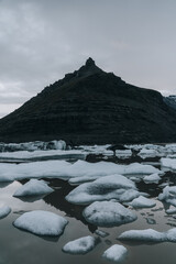 Icelandic Glaciers and Icebergs, Landscape in Summer