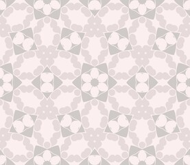 Pink and grey pattern, simple texture for young girl invitation card, beautiful flat geometric, floral cover background
