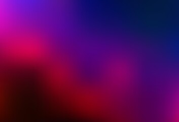 Dark Blue, Red vector blurred shine abstract texture.