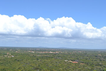 Obraz premium Beach landscape in Morro Branco, Ceará, Brazil