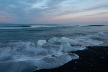 Icelandic Glaciers and Icebergs, Landscape in Summer