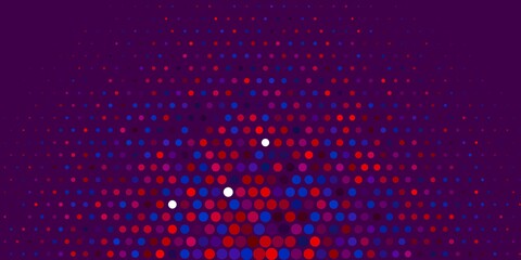 Light Blue, Red vector template with circles.