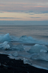 Icelandic Glaciers and Icebergs, Landscape in Summer