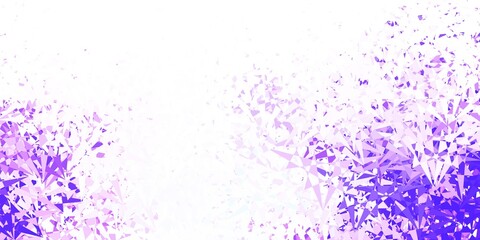 Light purple vector texture with random triangles.