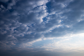 Obraz premium white clouds in the blue sky