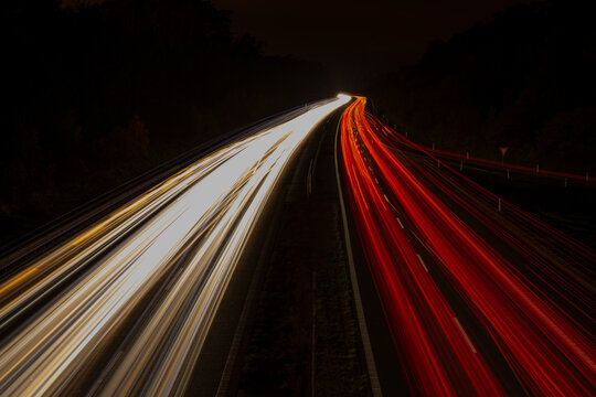 highway at night