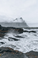 Fototapeta na wymiar Iceland landscape, Coastline and nature in summer.