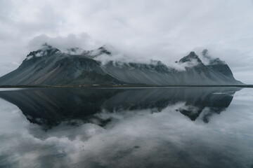 Iceland landscape, Coastline and nature in summer.