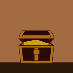 treasure box illustration