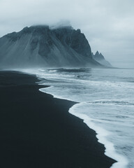 Iceland landscape, Coastline and nature in summer.