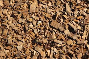 wood chip, pile of wood