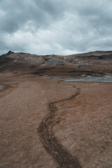 Iceland nature, Landscape in Summer