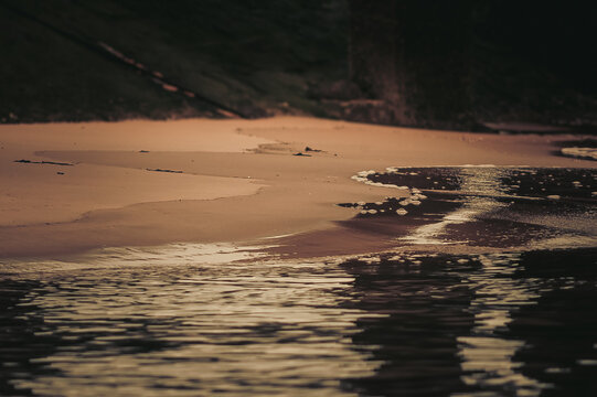small beach waves