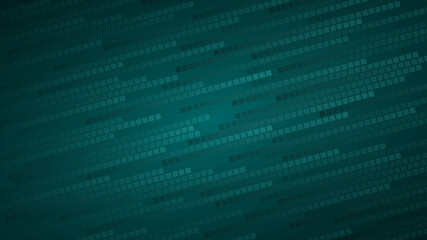 Abstract background of small squares or pixels in shades of light blue colors