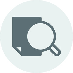 Search icon for any purpose mobile app presentation website