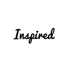 ''Inspired'' Word Lettering
