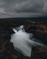 Iceland nature, Vulcanic landscape in Summer.