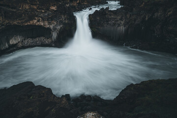 Iceland nature, Vulcanic landscape in Summer.