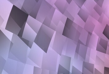 Light Purple, Pink vector template with rhombus.