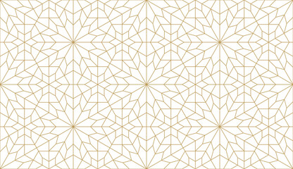 Seamless vector pattern in authentic arabian style.