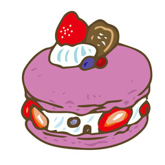 マカロン　デコレーション