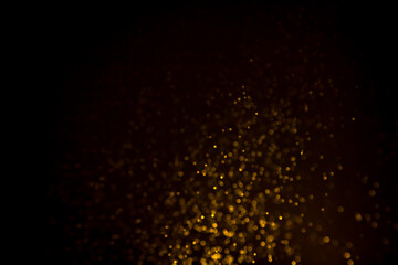 Bokeh gold from natural water texture background