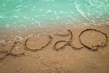 Written 2020 on the beach