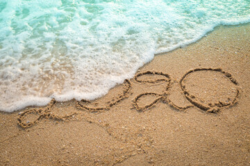 Written 2020 on the beach