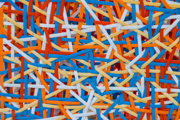 Abstract colorful Artificial rattan pattern