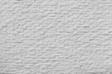 Surface of Vintage white brick wall background.