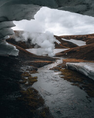 Iceland Landscape. Highlands in Summer.