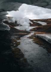 Iceland Landscape. Highlands in Summer.