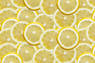 Lemon slice background.