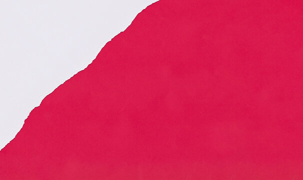 Art paper of overlapping and tearing.