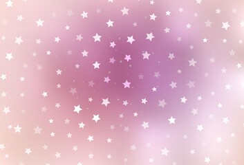 Light Pink vector texture in birthday style.
