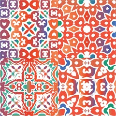 Mexican vintage talavera tiles.