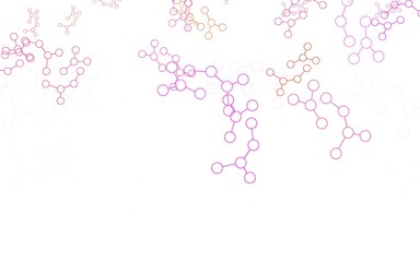 Light Pink, Red vector template with artificial intelligence structure.