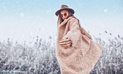stylish winter model