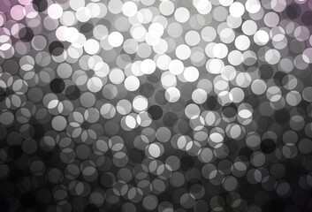 Dark Gray vector pattern with spheres.