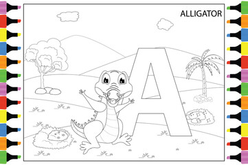 coloring animal for kids