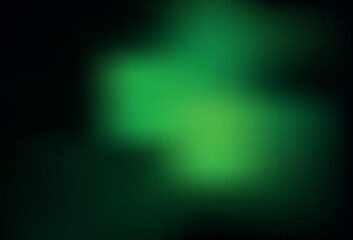 Dark Green vector abstract blurred layout.